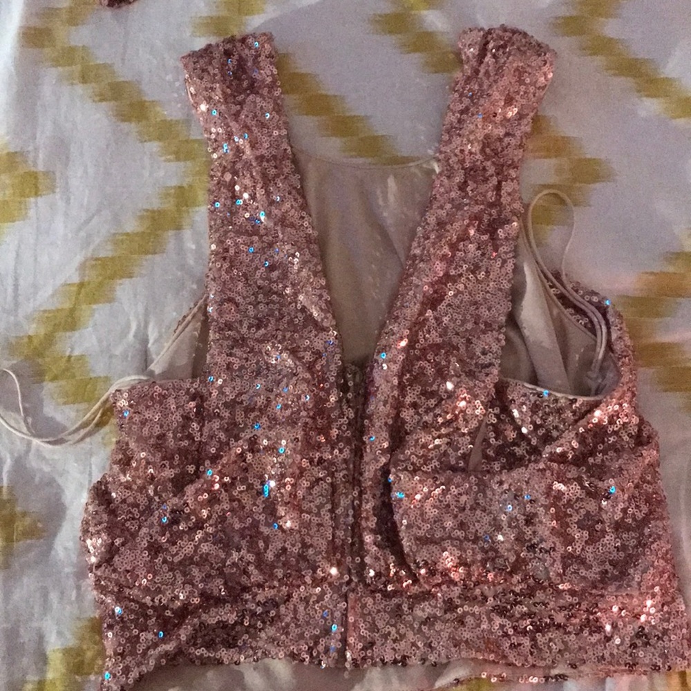 2 piece designer Prom Gown